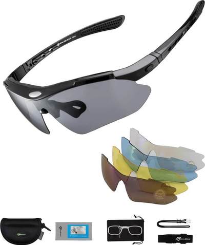 Syze çiklizmi Rockbros 10003 Polarized, filtër UV400, të zeza