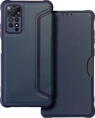Mbrojtëse OEM RAZOR Book Flip Case për Xiaomi Redmi Note 11 Pro 5G, blu