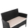 Set kopshti lounge 4-pjesësh Stasia (HM6089.01), zezë