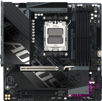 Pllakë mëmë Gigabyte B850M Aorus Elite WiFi 6E, DDR5, PCIe 5.0, micro ATX
