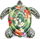 Dyshek notues Intex Turtle, 191x170cm, me doreza, shumëngjyrësh