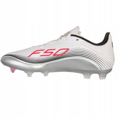Këpucë futbolli adidas F50 Messi League JP7446, FG MG, për burra, të bardha
