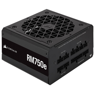 Напојување Corsair RM750e, 750W, ATX 3.0, 80 Plus Gold, црно