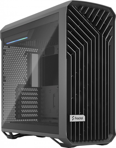 Kasë Fractal Design Torrent TG Light Tint, e hirtë, Full Tower