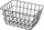 Shportë ruajtjeje Viana Trendy, 18 x 25 x 12 cm, mat, e zezë