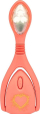 Llambë leximi Cass Film Smoothly Dimmable Heart, LED, me kapëse, rozë
