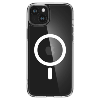 Mbrojtëse telefoni Spigen Ultra Hybrid MagFit për iPhone 15 Plus, MagSafe, transparente