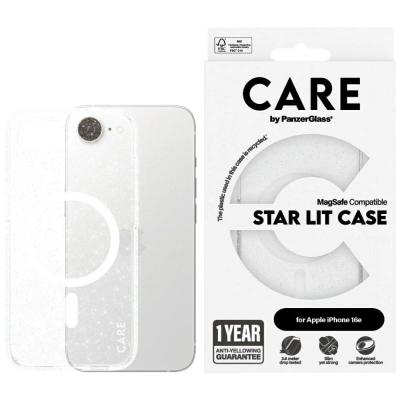 Капак за телефон PanzerGlass Star Lit, за iPhone SE 2022, MagSafe, проѕирен со сјај