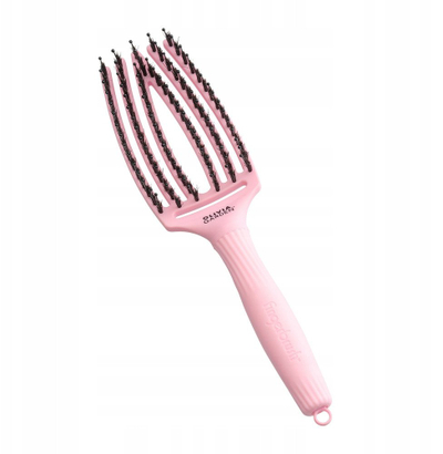 Четка за коса Olivia Garden OG Amazons Fingerbrush, издание Розево за здравје, Jaipur Rose
