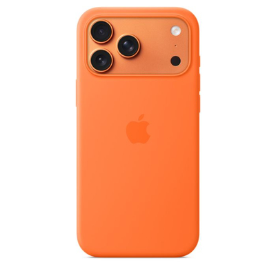 Apple iPhone 17 Pro Max Silicone Case with MagSafe, Orange
