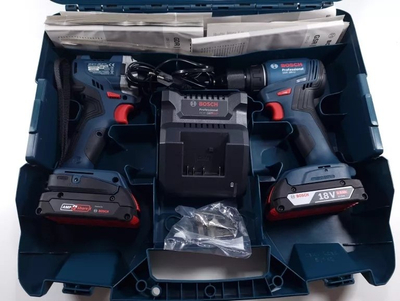 Set veglash pa kabllo Bosch GDR 18V-215 GSR 185-Li, 18V, 2x 2.0Ah me karikues