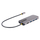 Përshtatës multiport StarTech USB-C, 4K 60Hz, 100W PD, i hirtë