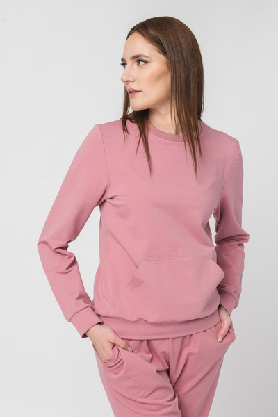 Bluzë sportive për femra Cotton Casual, pambuk, madhësia XS, rozë