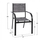 Set Tavolinë 150×90 cm + 6 karrige textilene,"HM11523.01", gri