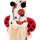 Figurinë dekorative Saska Gift and Decor Gnome Ladybug, 24cm, pranverë Pashkë, e kuqe e bardhë