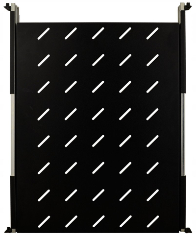 Raft rrëshqitës për kabinet RACK RAPW800, 1U 19", 420x550mm, ngjyrë e zezë