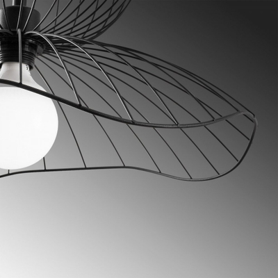 Llambë varëse Opviq Farac 6390, metal, Ø50cm, e zezë