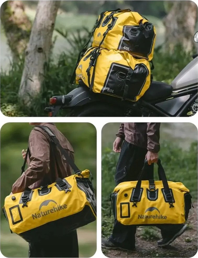 Çantë udhëtimi Naturehike CNK2450XB015, 40L, IPX7, e verdhë