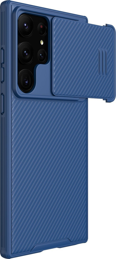 Mbrojtëse telefoni Nillkin CamShield S për Samsung Galaxy S23 Ultra, magnetike, kapak kamere me sustë, blu