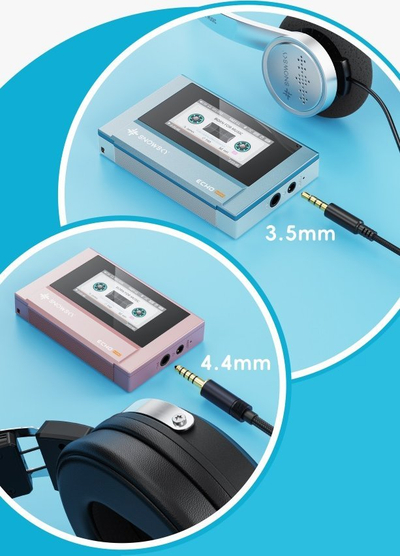 MP3 плеер FiiO Echo Mini, HiFi Bluetooth, 15 часа репродукција, розова