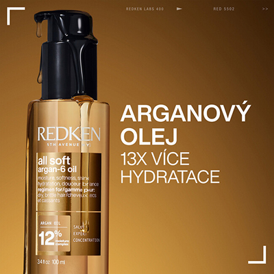 Vaj për flokë Redken All Soft Argan-6, 100 ml
