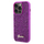 Kapak telefoni Guess Disco Metal Script për iPhone 14 Pro Max, hardcase TPU, fuchsia