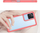 Mbrojtëse telefoni Hurtel Outer Space për Xiaomi Poco F4 5G, kornizë e butë, transparente, e kuqe