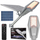 Lampë rrugore solare LED, 360W, panel 40W me sensor, gri