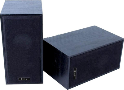 Altoparlantë PC Techly Wooden Speaker, 6W RMS, USB, të zinj