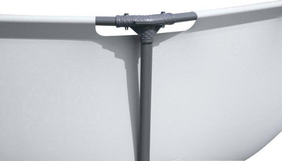 Pishinë mbi tokë Bestway Steel Pro MAX 56408, 305x76 cm, me pompë filtri, e bardhë