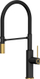 Rubinet kuzhine Quadron Gemma Q Line SteelQ, Nano PVD gold, pure carbon, i zi