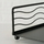 Mbajtëse pecetash Boltze Home Shirin, metal, 17x17 cm, e zezë