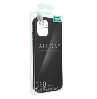 Кейс за телефон Roar Colorful Jelly за Samsung S25 Plus, флексибилен, тенок, црн