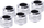 Set konektorësh Alphacool Eiszapfen PRO, G1/4, 16mm HardTube, krom