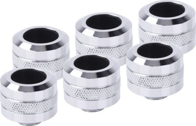 Set konektorësh Alphacool Eiszapfen PRO, G1/4, 16mm HardTube, krom