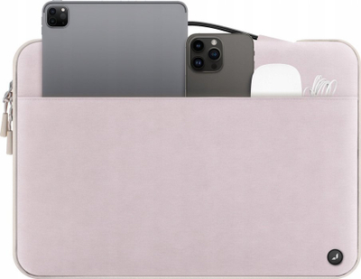 Çantë laptopi JCPAL Professional, 13"-15", najlon rezistent ndaj ujit, bezhë