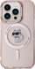 Këllëf telefoni Karl Lagerfeld KLHMP14XHFCCNOP për iPhone 14 Pro Max 6.7", me MagSafe, rozë