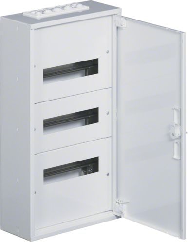 Panel shpërndarës Hager FW312WT, 3x12 module, montim sipërfaqësor, i bardhë