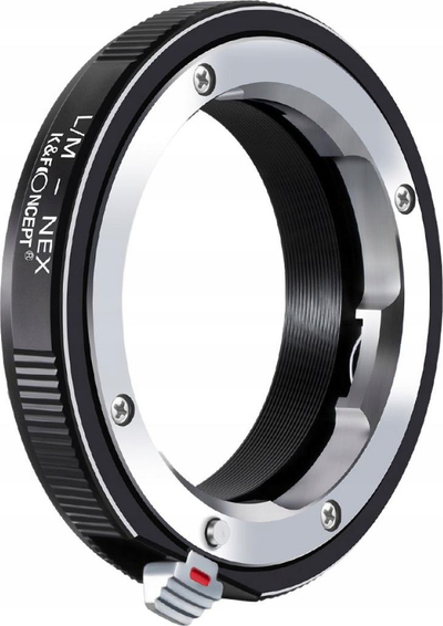 Adapter objektivi K&amp;F Concept KF06.113 për Sony E NEX në Leica M, bronz dhe alumin, i zi