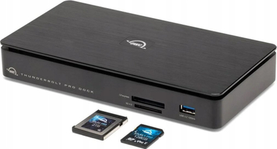 Dock Thunderbolt OWC Thunderbolt Pro Dock, USB 3.2, lexues karte CFexpress SD, e zezë
