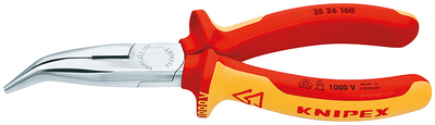 Pincë Knipex 25 26 160, 160 mm, 40°, çelik i kromuar
