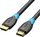 Kabllo HDMI Vention 2.0, 2 metra, 4K 18Gbps, e zezë