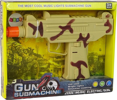 Pistolete lodër Leantoys Military Gun Camo, me zë, dridhje, kamuflazh
