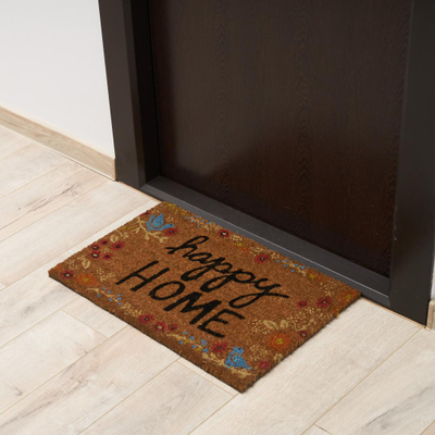 Tapet hyrës Heinner Home Happy, 40x60 cm, antirrëshqitës, natyral