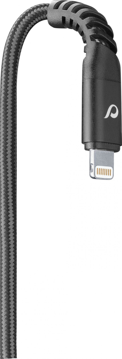 Kabllo USB Cellularline TETRACABC2LMFI15CK, Lightning në USB C, 0.15 m, e zezë