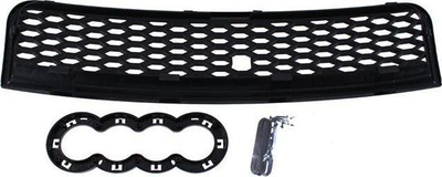 Grilë e përparme MTuning Audi A4 B6 RS Style, plastike ABS, 2000-2004, e zezë