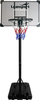 Kosh basketbolli Leansport, me rrota, 260 cm, i zi