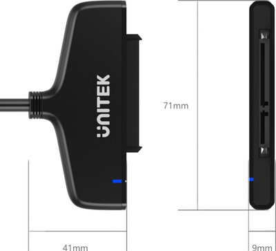 Përshtatës Unitek Pocket Bridge USB 3.1 Type-C për SATA III 6G (Y-1096A)