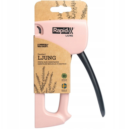 Kapëse Rapesco R53 Spirit of Sweden, për kapëse 53 4–10mm, e lehtë në dorë, rozë