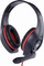 Kufje gaming Gembird GHS-05-R, me mikrofon, me kabllo, të zeza me të kuqe